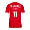 Koszulka Benfica Di Maria 11 Domowe 2023-24 Koszulki Piłkarskie Krótki Rękaw